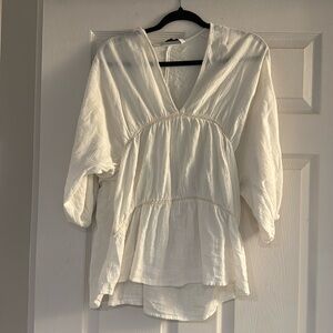 Zara white tunic